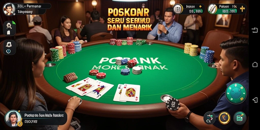 Screenshot gameplay 33L menunjukkan aksi seru permainan Poker.