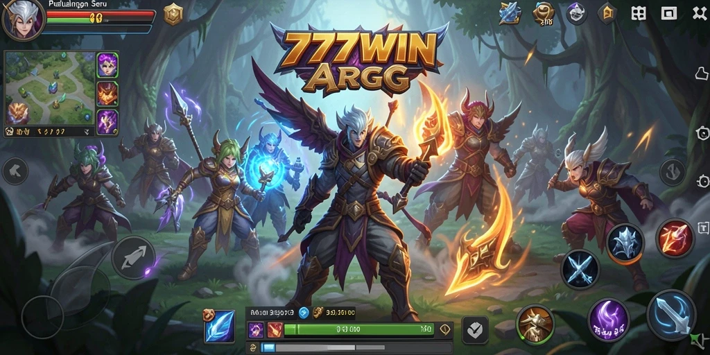 Tampilan gameplay ARPG yang megah dan mendebarkan di 777WIN.