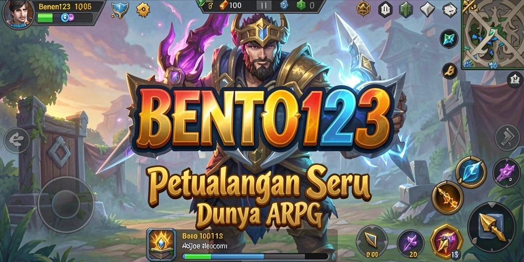 Screenshot menunjukkan aksi menegangkan dalam permainan BENTO123.