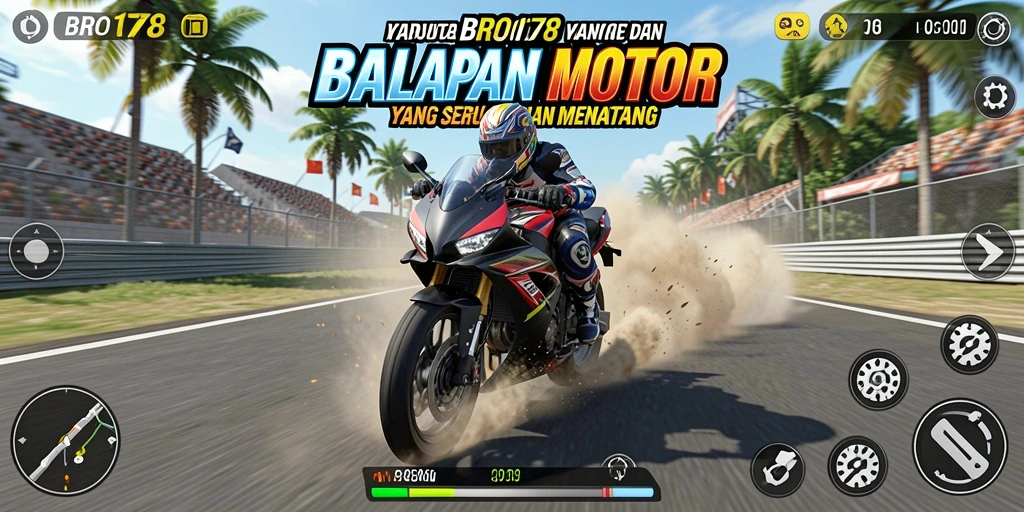 Pengalaman balapan motor yang menegangkan dan mendebarkan.