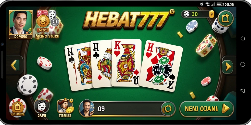Tampilan gameplay HEBAT777 yang menarik dan menyenangkan.