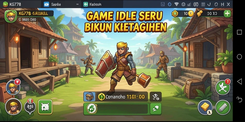 Tampilan gameplay KG778 dengan berbagai elemen menarik dan interaksi pengguna.