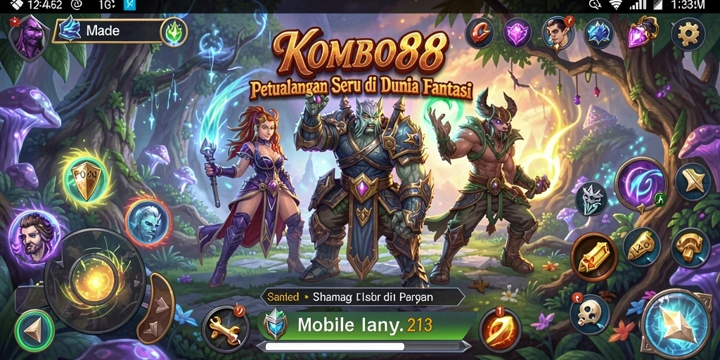 Tangkapan layar gameplay KOMBO88 menunjukkan petualangan yang mendebarkan.