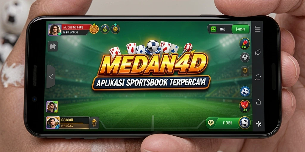 Tampilan antarmuka MEDAN4D yang menampilkan taruhan olahraga secara langsung.