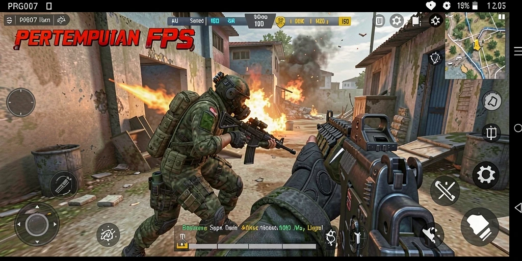 Gameplay intens di PRG007 dengan aksi tembak-menembak yang mendebarkan.