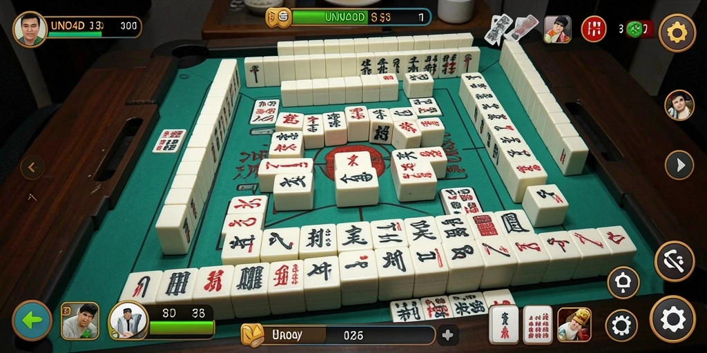 Tampilan seru gameplay Mahjong di UNO4D yang menantang.